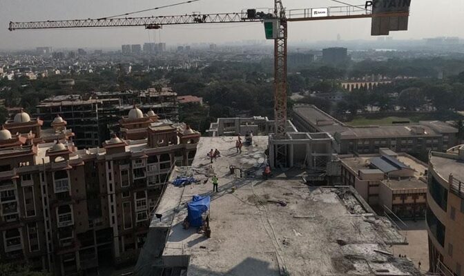 Rann Infra Equipment Tower Crane on rent