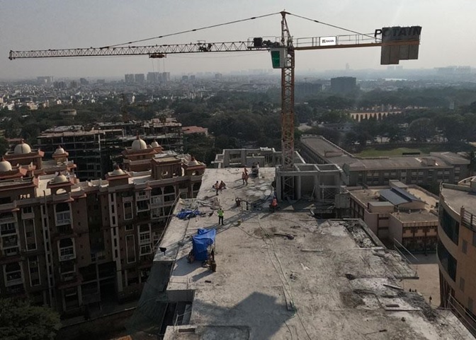 Rann Infra Equipment Tower Crane on rent